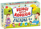 Dzieci kontra Rodzice. Zagadki 4+  - Educational Board Game | TK-106