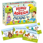 Dzieci kontra Rodzice. Zagadki 4+  - Educational Board Game | TK-106