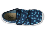 Befado Dark Blue Sneakers with Dinosaur Feet Pattern DANNY | 974X476