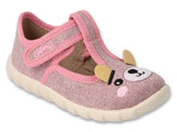 Befado Pink Bear Daycare Slippers / Sneakers FLEXI | 627P0021