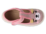 Befado Pink Bear Daycare Slippers / Sneakers FLEXI | 627P0021