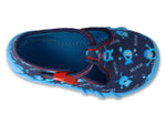 Befado Dark Blue Daycare Slippers / Sneakers whit Ufo Pattern SPEEDY | 110P476