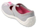 Befado Gray Daycare Slippers / Sneakers with Unicorn Patch - BOOGY | 661X073