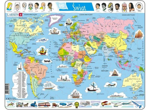 World Political Map Jigsaw Puzzle | TK-93