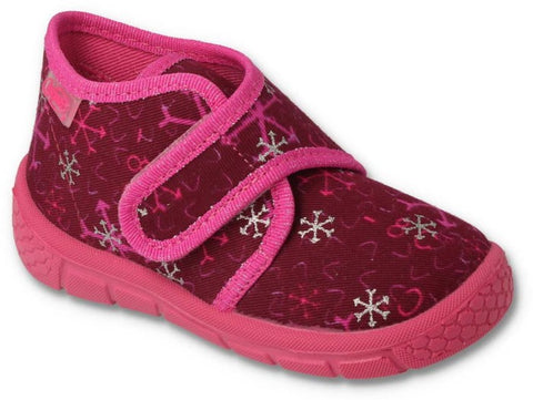 Befado Dark Red Daycare Slippers / Sneakers FLEXI | 538P106
