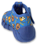 Befado Dark Blue Daycare Slippers / Sneakers with Cat and Dog Pattern SPEEDY | 110P478