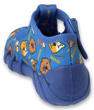 Befado Dark Blue Daycare Slippers / Sneakers with Cat and Dog Pattern SPEEDY | 110P478