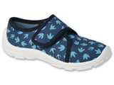 Befado Dark Blue Sneakers with Dinosaur Feet Pattern DANNY | 974X476