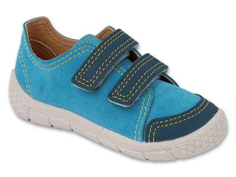 Befado Blue Sneakers with Velcro Fastening - HONEY | 908P004