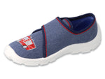 Befado Dark Blue School-Daycare Slippers / Sneakers Fire Truck DANNY| 974X519