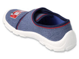 Befado Dark Blue School-Daycare Slippers / Sneakers Fire Truck DANNY| 974X519