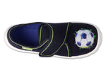 Befado Dark Blue School-Daycare Slippers / Sneakers with Ball Print DANNY| 974X534