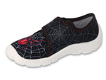 Befado Black School-Daycare Slippers / Sneakers Spider DANNY| 974X565