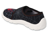 Befado Black School-Daycare Slippers / Sneakers Spider DANNY| 974X565