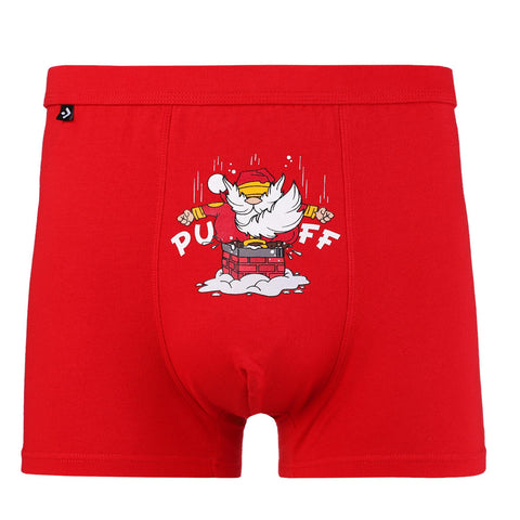 Men's Boxer Shorts with Santa Print | MBX600-506
