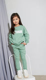 All For Kids Mint Sweatshirt with Funny Print - #SZTOSIK | S-159
