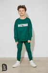 All For Kids Boys' Green Sweatshirt with Funny Print - #SZTOSIK | S-158