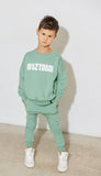 All For Kids Mint Sweatshirt with Funny Print - #SZTOSIK | S-159