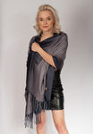 Soft Ombre Scarf A'la Cashmere with Fringes | 0792BE-G