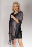 Soft Ombre Scarf A'la Cashmere with Fringes | 0792BE-G