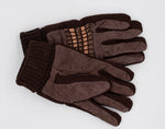Brown Men's Warm Gloves | HAL-168-BR