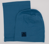 Beanie and Tube Scarf with Patch | 17AD58