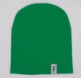 Green Teenager Ribbed Beanie with Patch | 29C5294-GR