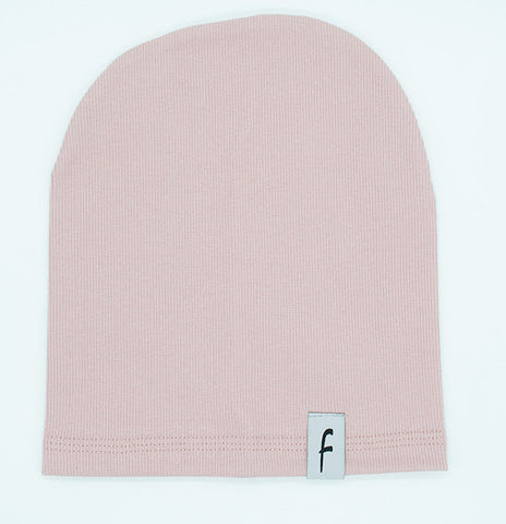 Light Pink Teenager Ribbed Beanie with Patch | 29C5294-LP