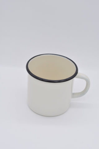 Cream Enameled Mug 1 l | 698433