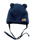 Boys' Tied Beanie With Decorative Ears ~ 0-12 months | KU684