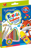 Bambino Triangular School Crayons - 18 colors | KRE18/18P