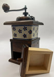 Polish Manual Hand Crank Wooden Grinder with Drawer - Klepsydra | 401