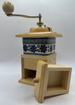 Polish Manual Hand Crank Wooden Grinder with Drawer - Klepsydra | 401
