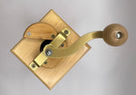 Polish Manual Hand Crank Wooden Grinder with Drawer - Klepsydra | 401