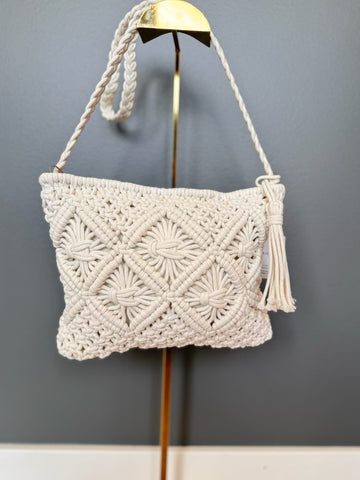 Women's Summer Crochet Messenger Bag | Sumi-627