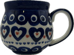 JUMBO White Porcelain a'ka Boleslawiec design - OKO 400 ml | 37729