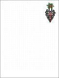 Handy Notebook with Folk Pattern - PARZENICA | CZW-34