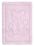 Pink Bear Comforter and Pillow Insert Set - 100 x 135 cm | BAJ-02