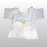 Christening Baptism Satin Robe Szatka - Pink Angel | MSC-08