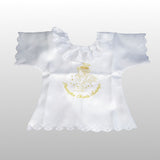 Christening Baptism Satin Robe Szatka - Golden Angel | MSC-10