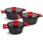ZWIEGER OBSIDIAN Cookware 6-elements Set | ZW-EK-1655