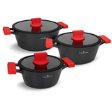 ZWIEGER OBSIDIAN Cookware 6-elements Set | ZW-EK-1655