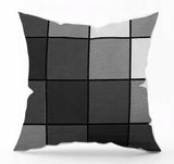 100% Cotton Gray Pillowcase with Modern Pattern| IK-16