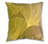 100% Cotton Gold Pillowcase with Flower Pattern - Poszewka na Poduszkę Jasiek | IK-05