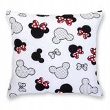 100% Cotton White Pillowcase with Minnie Pattern - Poszewka na Poduszkę Jasiek | BL-09