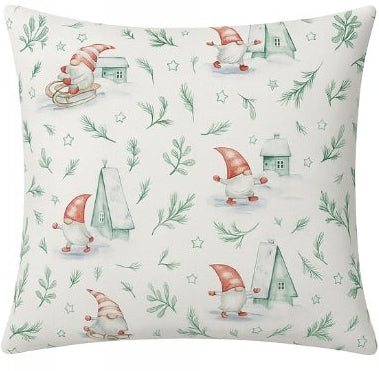 100% Cotton White Pillowcase with Christmas Pattern - Poszewka na Poduszkę Jasiek | SP-98