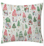 100% Cotton White Pillowcase with Santa Pattern - Poszewka na Poduszkę Jasiek | SP-100