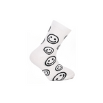 Kids' White Ankle Socks with Funny Print |  CSG200-545-W