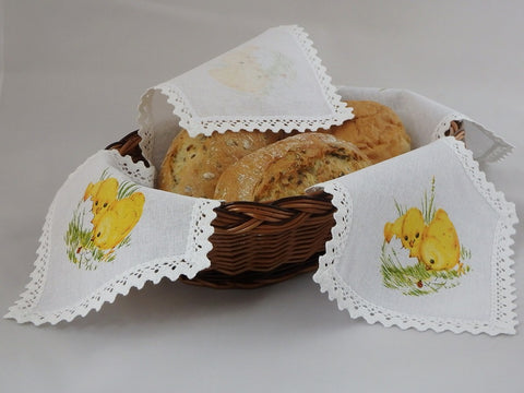 Easter Chick Bread Basket Serviette | EV/SDP/W/03