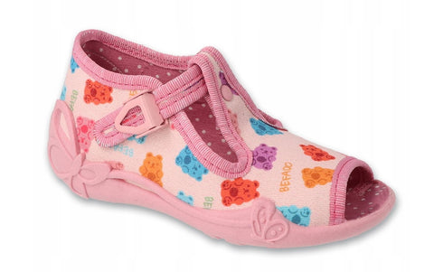 Befado Pink Gummy Bears Daycare Slippers / Sandals SNAKE | 213P144